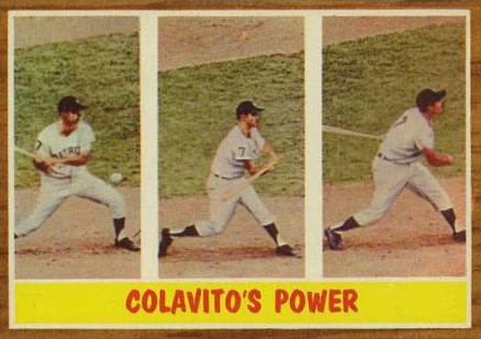 1962 Topps Colavito's Power #314 Baseball Card