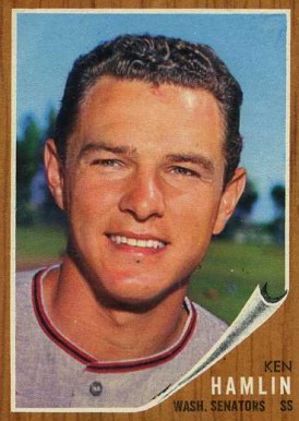 1962 Topps Ken Hamlin #296 Baseball Card