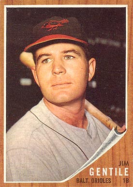 1962 Topps Jim Gentile #290 Baseball Card