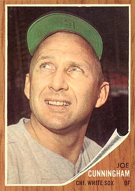 1962 Topps Joe Cunningham #195 Baseball Card