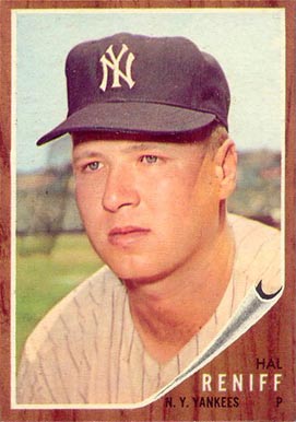 1962 Topps Hal Reniff #159 Baseball Card
