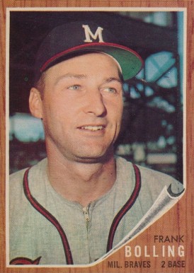 1962 Topps Frank Bolling #130 Baseball Card