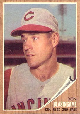 1962 Topps Don Blasingame #103 Baseball Card