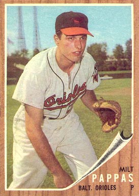 1962 Topps Milt Pappas #75 Baseball Card