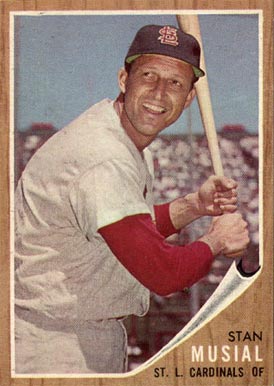 1962 Topps Stan Musial #50 Baseball Card