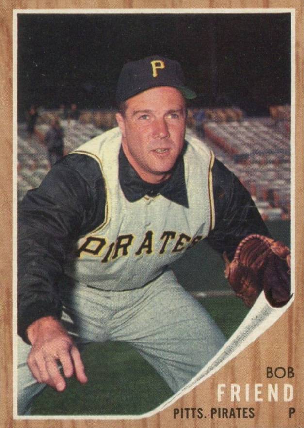 1962 Topps Bob Friend #520 Baseball Card