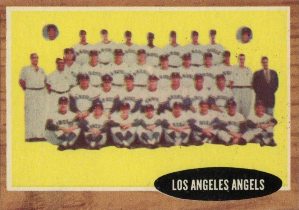 1962 Topps Los Angeles Angels Team #132in Baseball Card