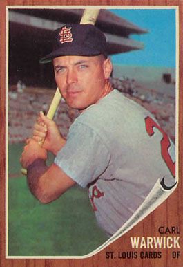 1962 Topps Carl Warwick #202 Baseball Card