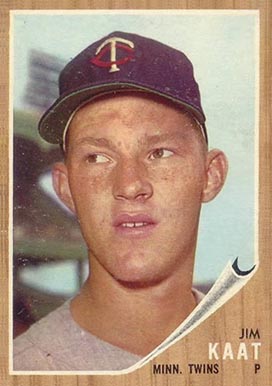 1962 Topps Jim Kaat #21 Baseball Card