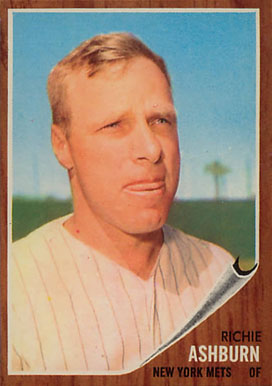 1962 Topps Richie Ashburn #213 Baseball Card