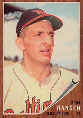 1962 Topps Ron Hansen #245 Baseball Card