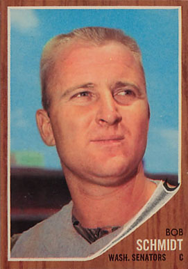 1962 Topps Bob Schmidt #262 Baseball Card