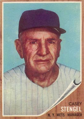 1962 Topps Casey Stengel #29 Baseball Card