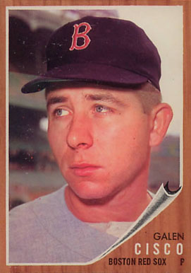 1962 Topps Galen Cisco #301 Baseball Card