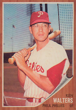 1962 Topps Ken Walters #328 Baseball Card