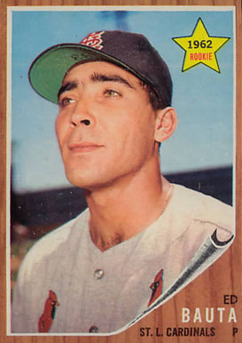 1962 Topps Ed Bauta #344 Baseball Card