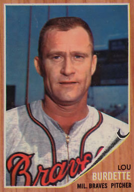 1962 Topps Lou Burdette #380 Baseball Card
