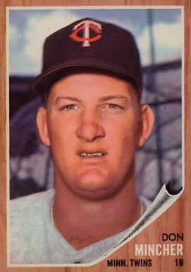 1962 Topps Don Mincher #386 Baseball Card