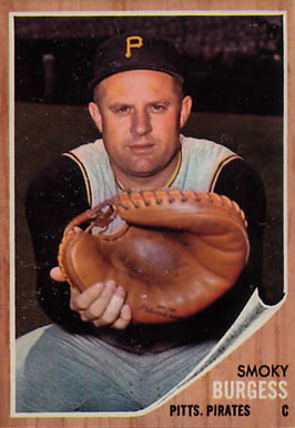 1962 Topps Smoky Burgess #389 Baseball Card