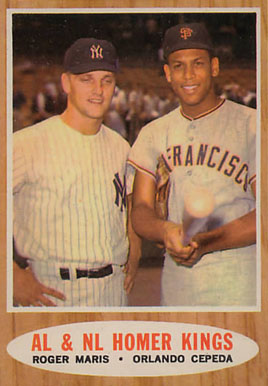 1962 Topps A.L. & N.L. Homer Kings #401 Baseball Card