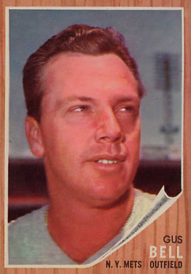 1962 Topps Gus Bell #408 Baseball Card
