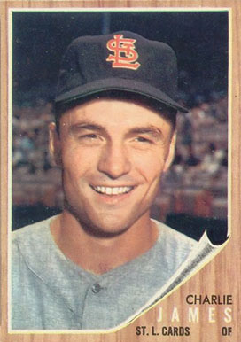 1962 Topps Charlie James #412 Baseball Card