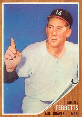 1962 Topps Birdie Tebbetts #588 Baseball Card