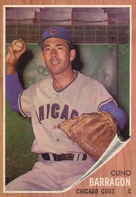 1962 Topps Cuno Barragon #66 Baseball Card