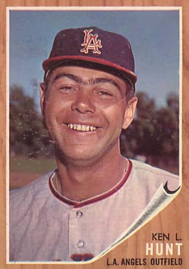 1962 Topps Ken L. Hunt #68 Baseball Card