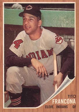1962 Topps Tito Francona #97 Baseball Card