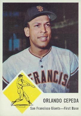1963 Fleer Orlando Cepeda #64 Baseball Card