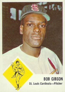 1963 Fleer Bob Gibson #61 Baseball Card - 170398