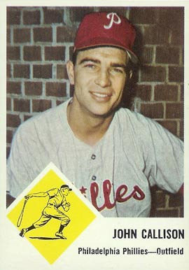 1963 Fleer John Callison #51 Baseball Card