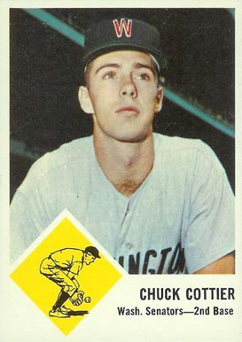 1963 Fleer Chuck Cottier #28 Baseball Card
