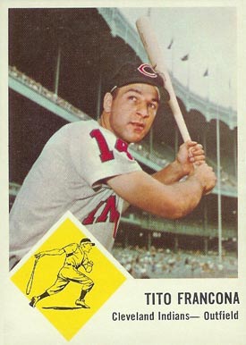1963 Fleer Tito Francona #12 Baseball Card