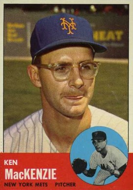 1963 Topps Ken MacKenzie #393 Baseball Card