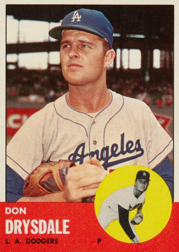 1963 Topps Don Drysdale #360 Baseball Card