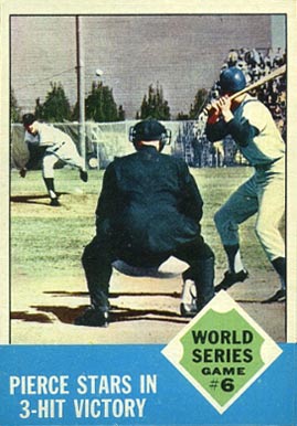 1963 Topps World Series Game #6 #147 Baseball Card
