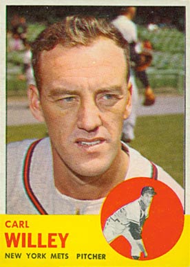 1963 Topps Carl Willey #528 Baseball Card