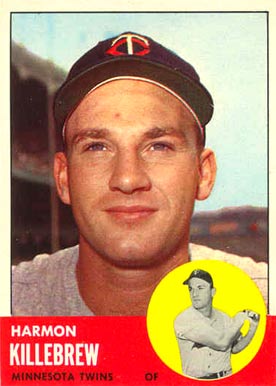 1963 Topps Harmon Killebrew #500 Baseball Card