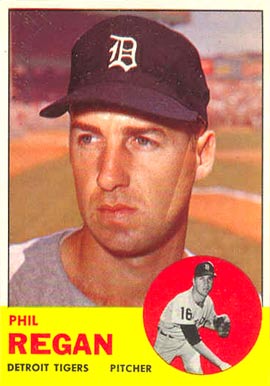 1963 Topps Phil Regan #494 Baseball Card