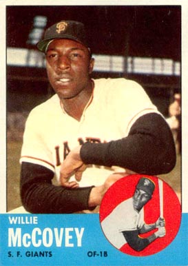 1963 Topps Willie McCovey #490 Baseball Card