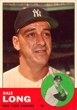 1963 Topps Dale Long #484 Baseball Card