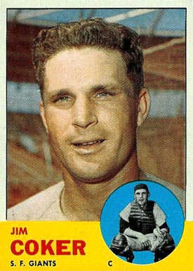 1963 Topps Jim Coker #456 Baseball Card