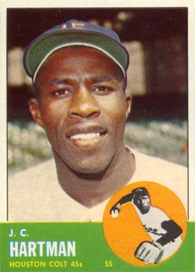 1963 Topps J.C. Hartman #442 Baseball Card