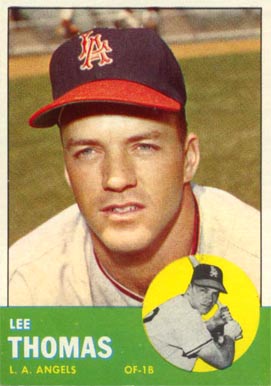 1963 Topps Lee Thomas #441 Baseball Card