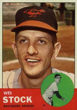 1963 Topps Wes Stock #438 Baseball Card