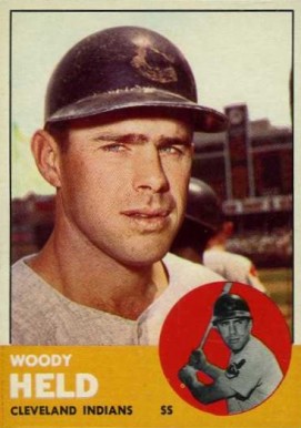 1963 Topps Woody Held #435 Baseball Card