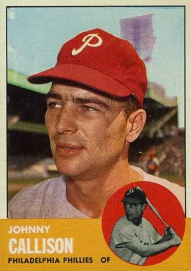 1963 Topps Johnny Callison #434 Baseball Card