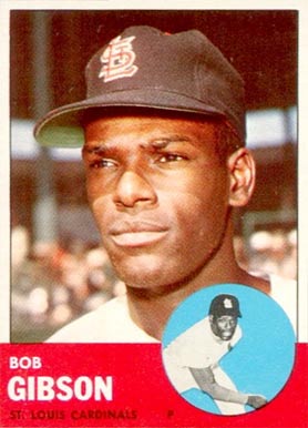 1963 Topps Bob Gibson #415 Baseball Card - 170003